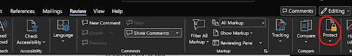 Click on Protect button